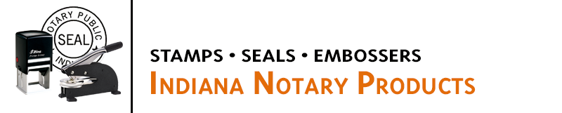 Indiana Notary Stamps available in several sizes and layouts. Indiana Notaries save time and add an official touch with Notary Seal stamps and embossers.